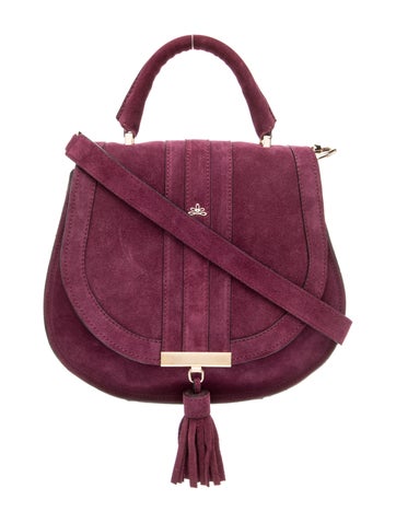 Suede Crossbody Bag
