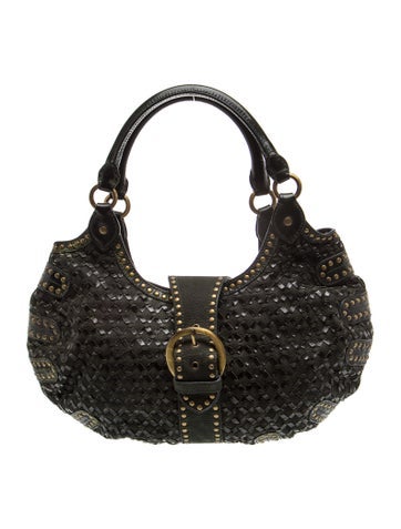 Moschino Leather Top Handle Bag