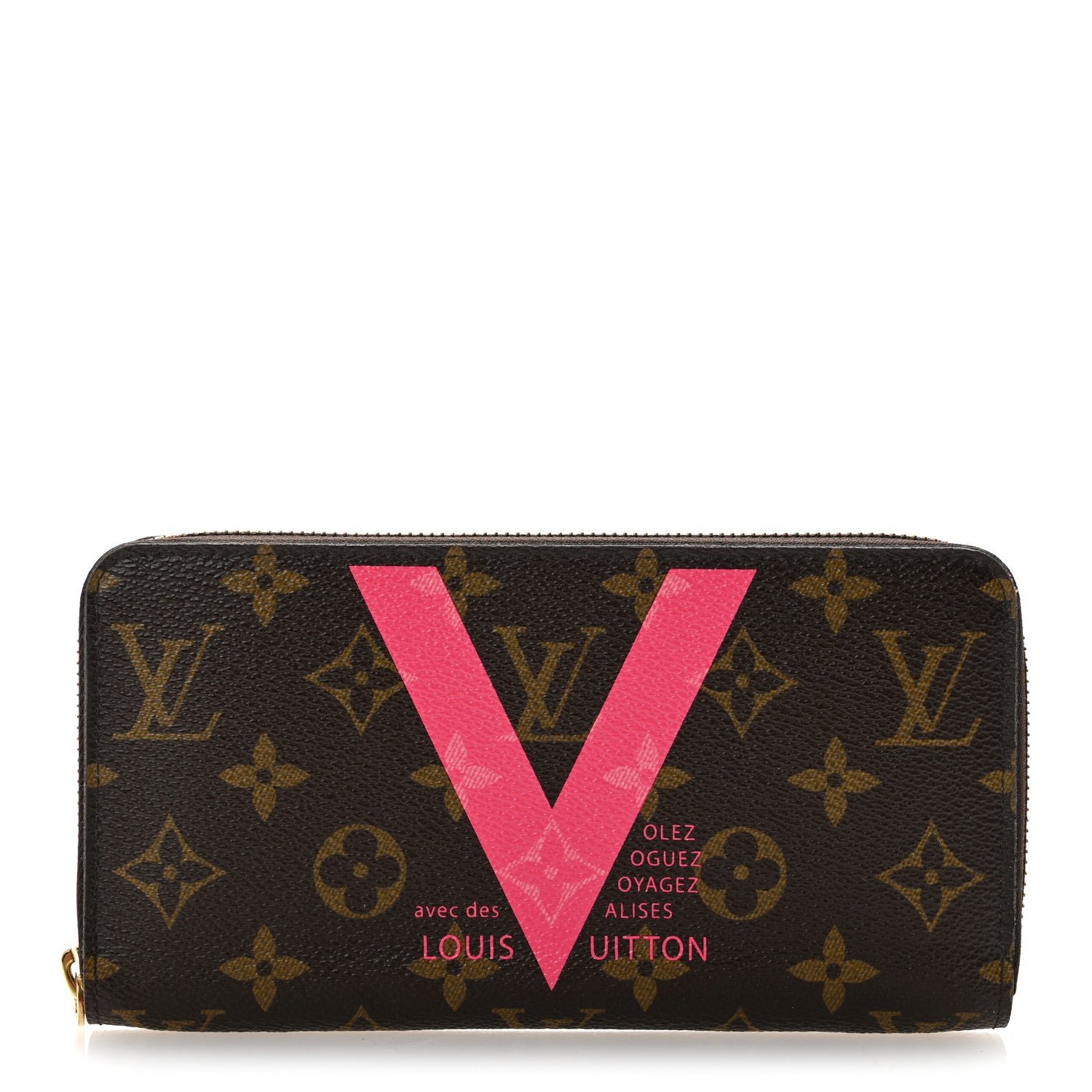 Louis Vuitton Monogram V Zippy Wallet Grenade