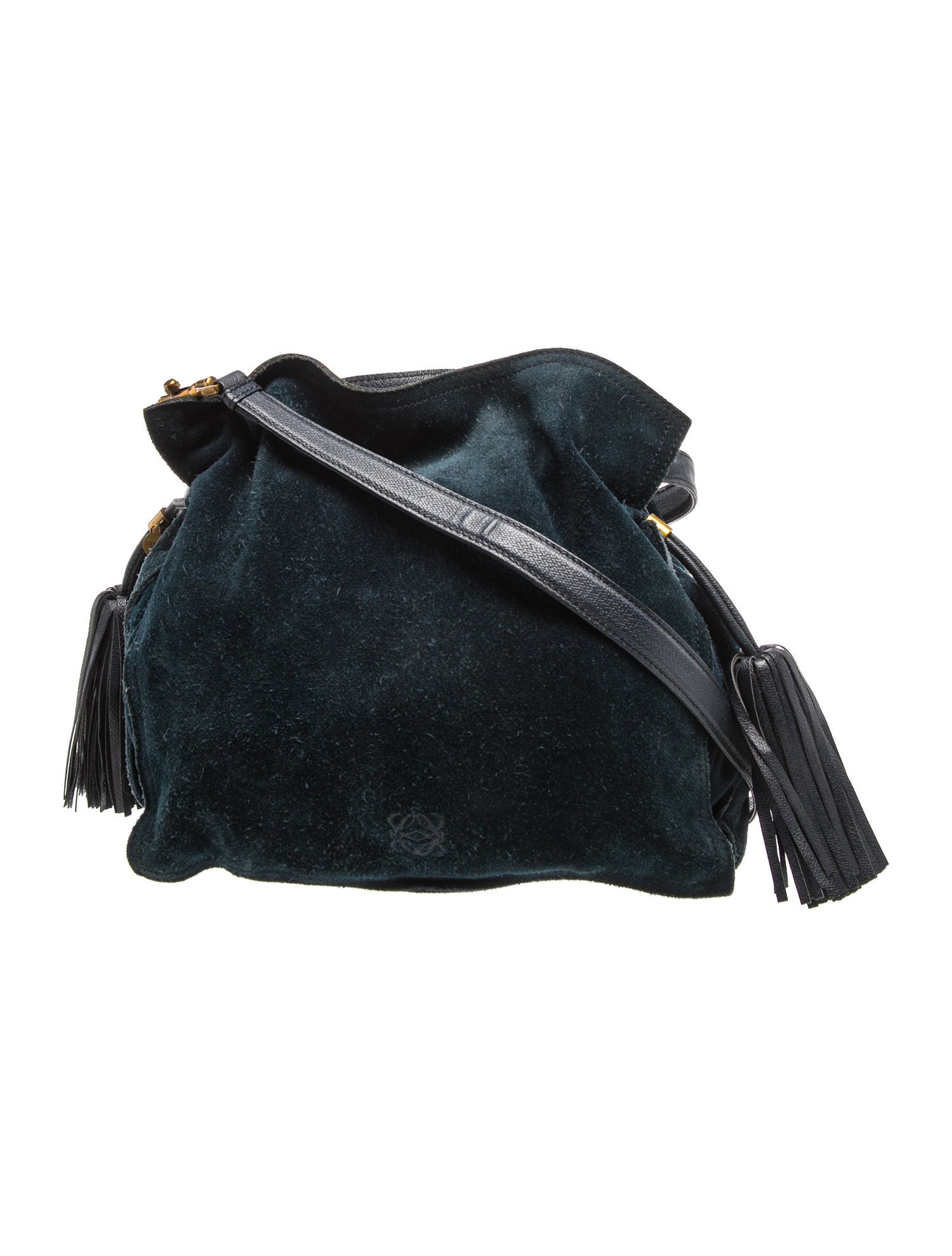 Suede Crossbody Bag Vintage