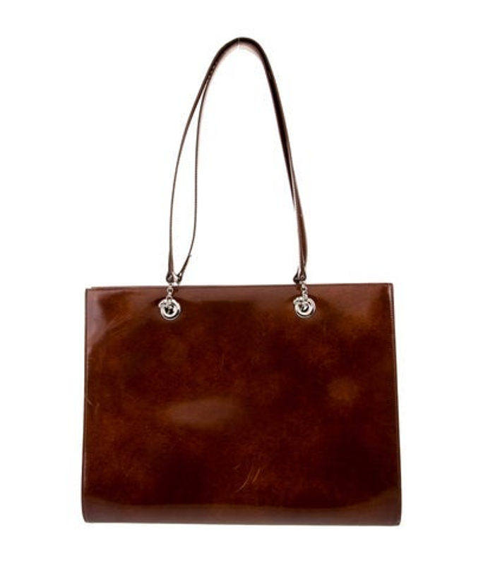Cartier Patent Leather Shoulder Bag