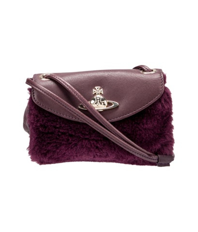 Vivienne Westwood Westwood Faux Fur Crossbody Bag