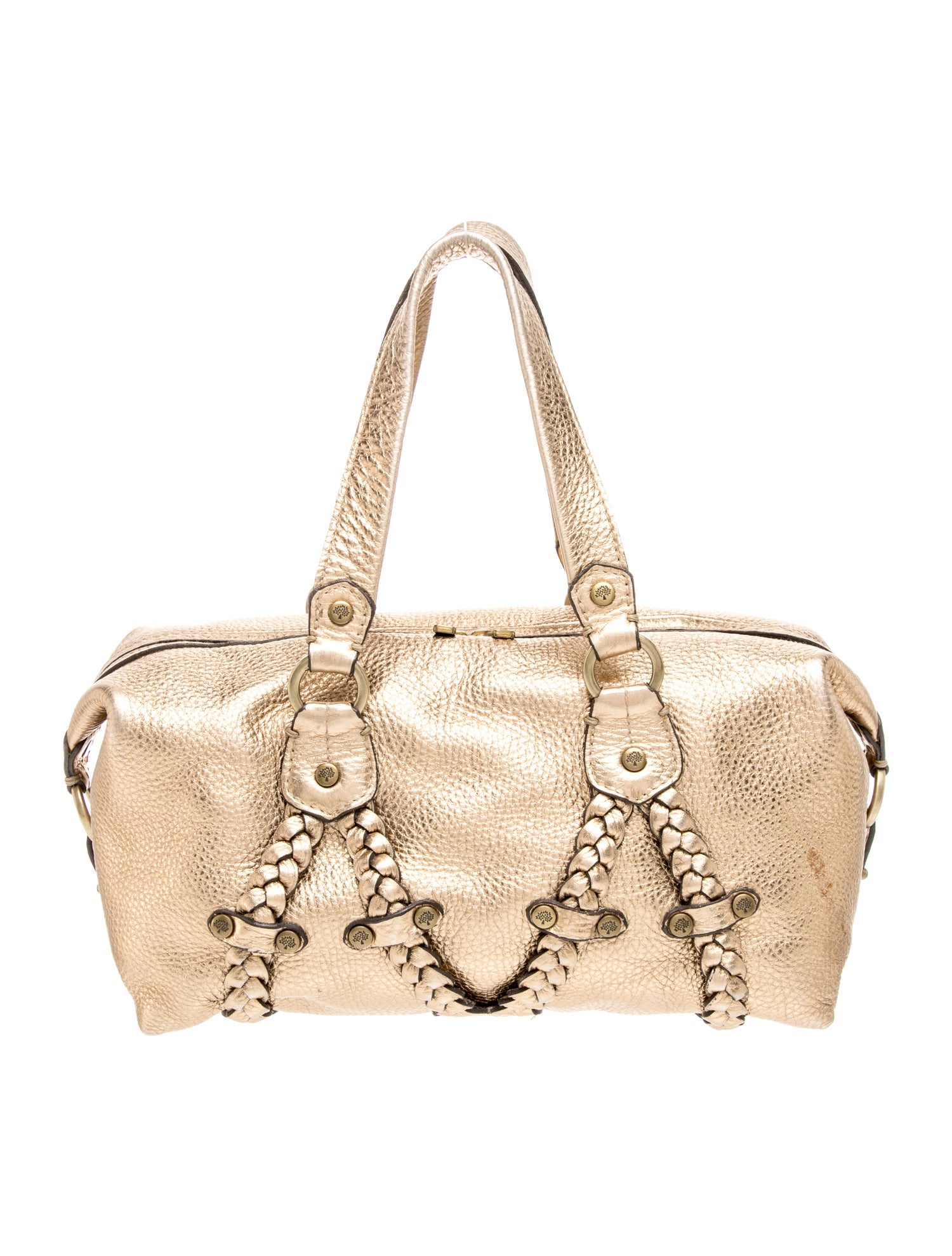 Leather Top Handle Bag