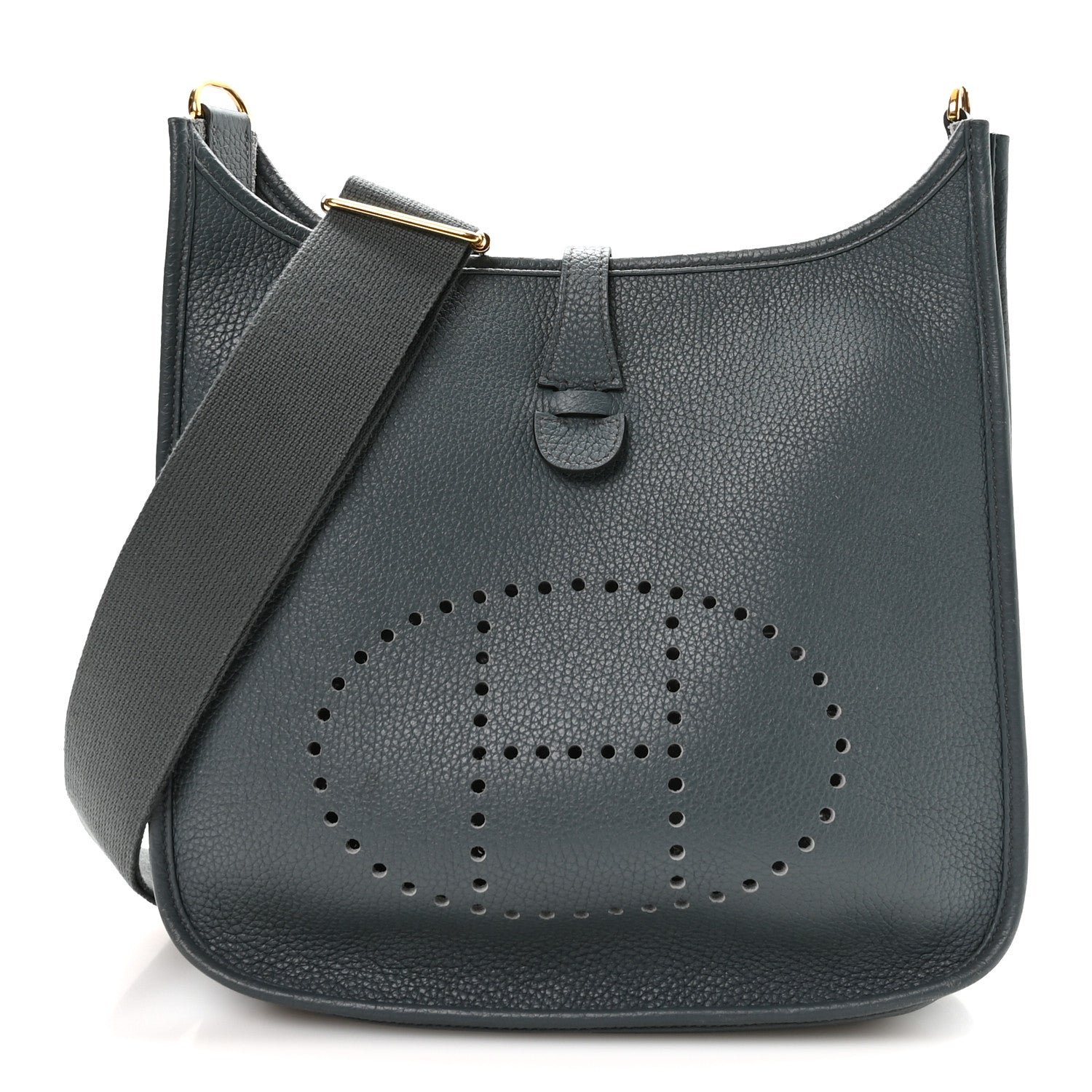 Hermes Taurillon Clemence EVELYNE III PM Vert Cypress