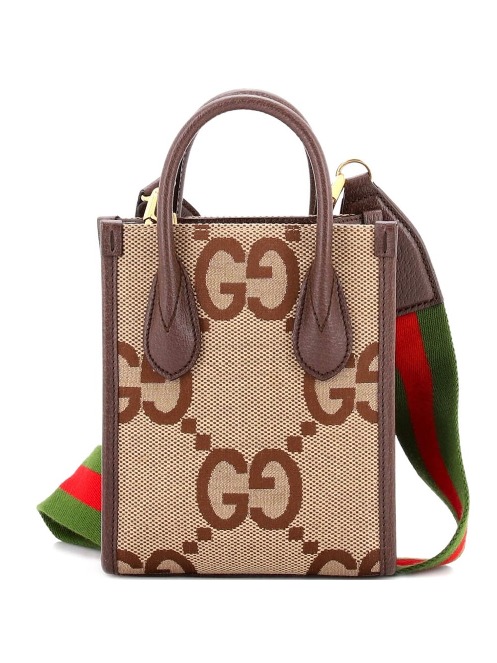 Vertical Tote Jumbo GG Canvas Mini crossbody bag
