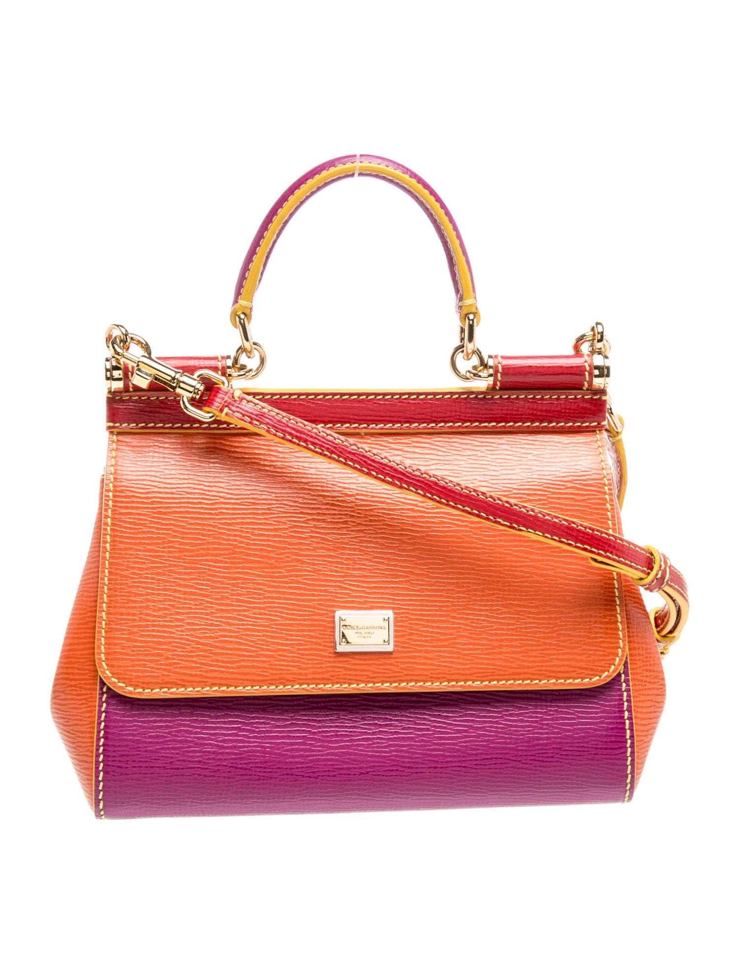 Leather Top Handle Bag