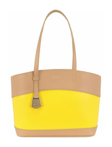 Colorblock Pattern Tote w/ Tags