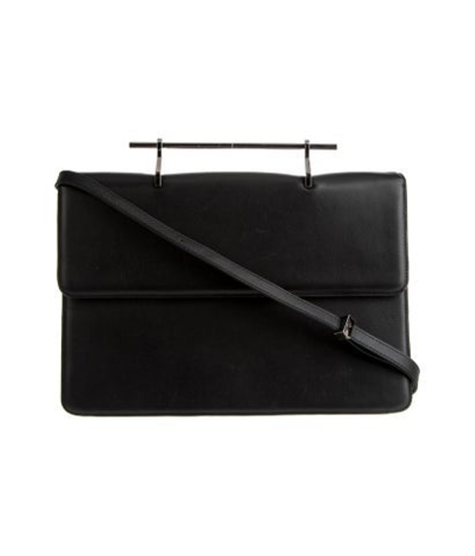 M2Malletier Leather Shoulder Bag
