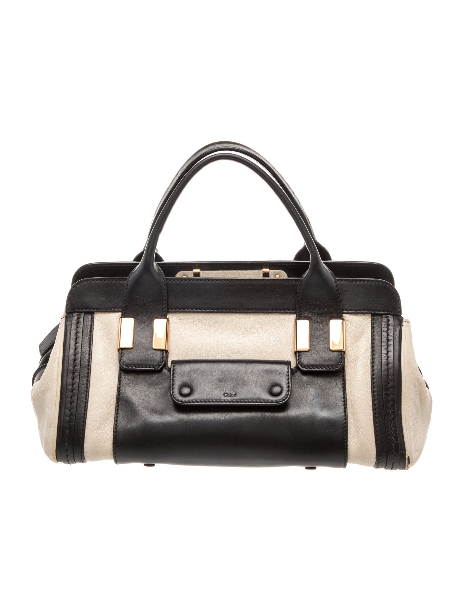 Leather Top Handle Bag