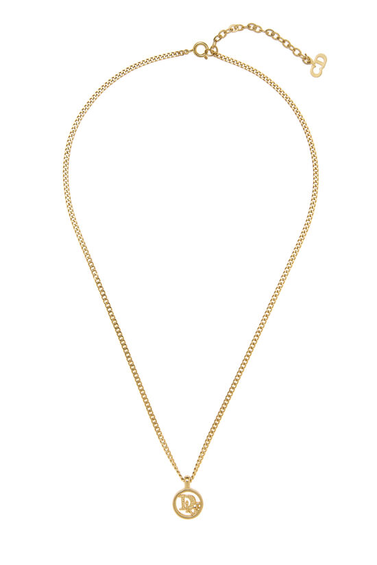 Dior Gold Logo Necklace