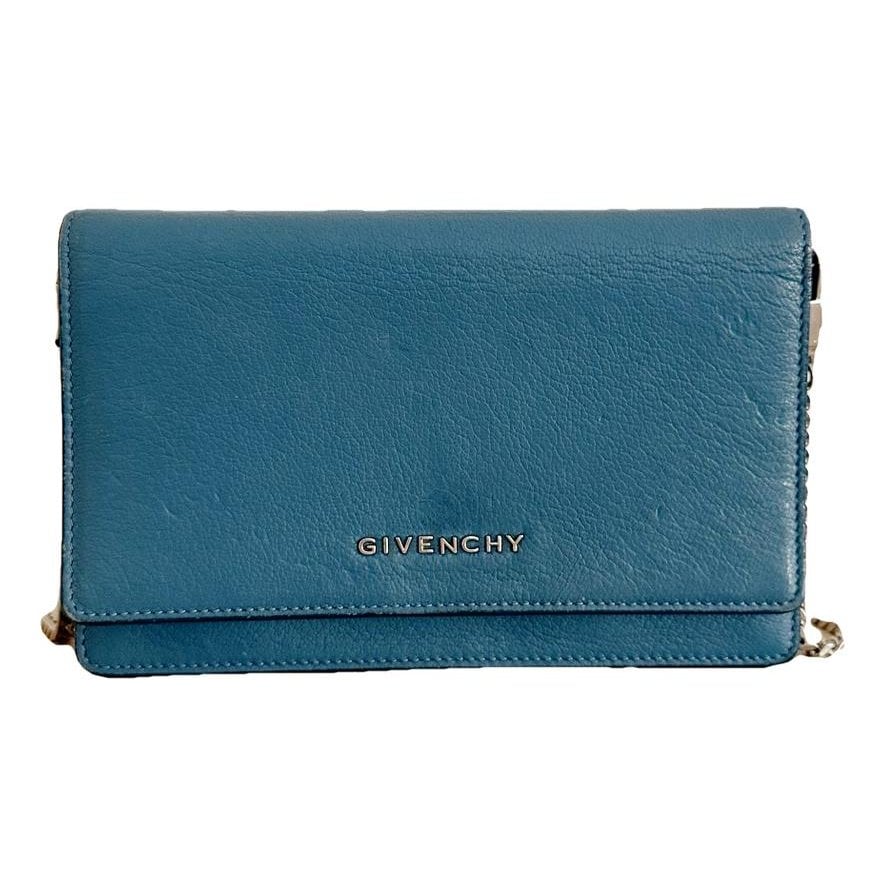 Emblem leather mini bag