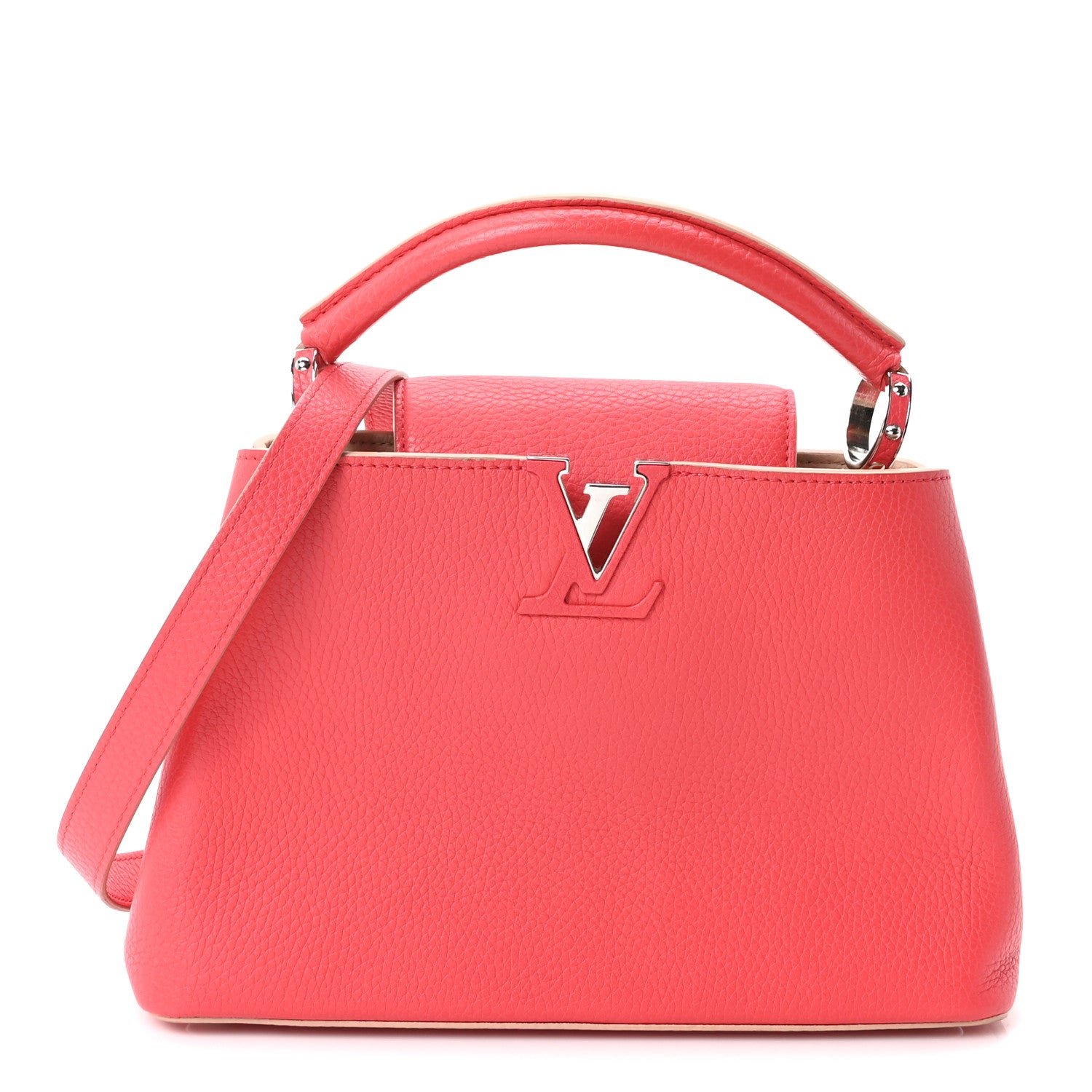 Louis Vuitton Taurillon Capucines BB Fuchsia