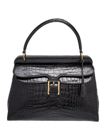 Alligator Top Handle Bag