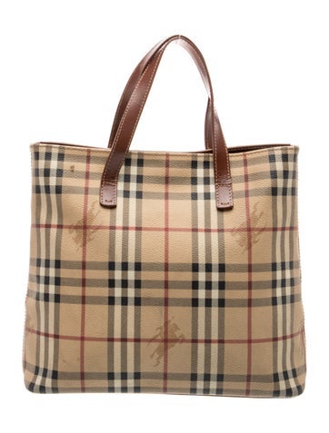 Haymarket Check Top Handle Bag