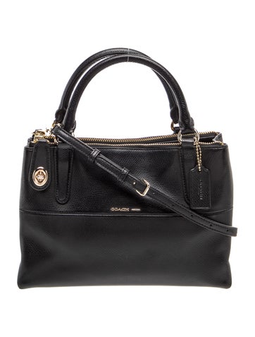 Leather Top Handle Bag