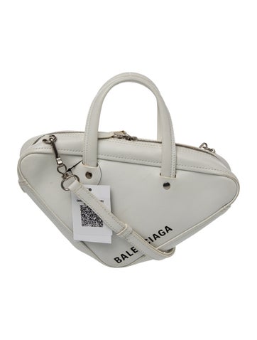 Leather Triangle Duffle