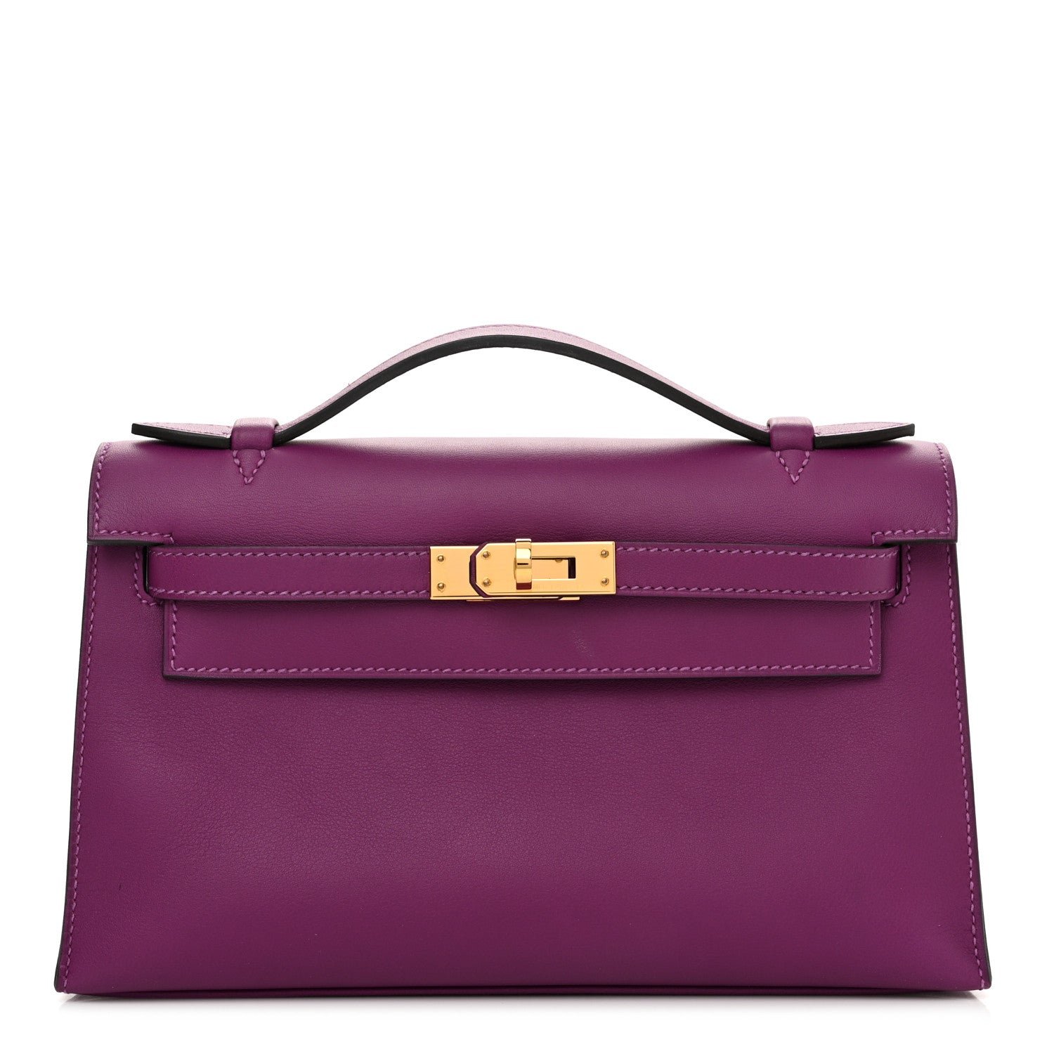 Hermes Swift Kelly Pochette Clutch Anemone