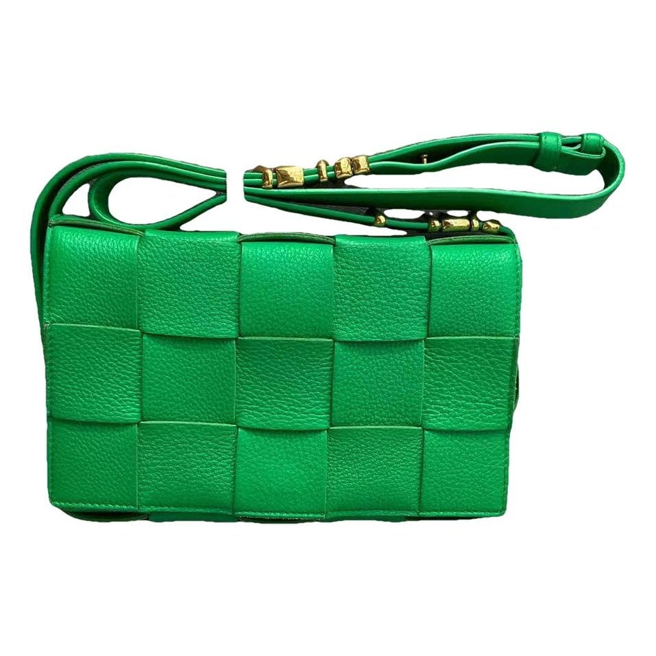 Cassette leather crossbody bag