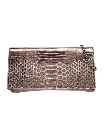 Snakeskin Clutch