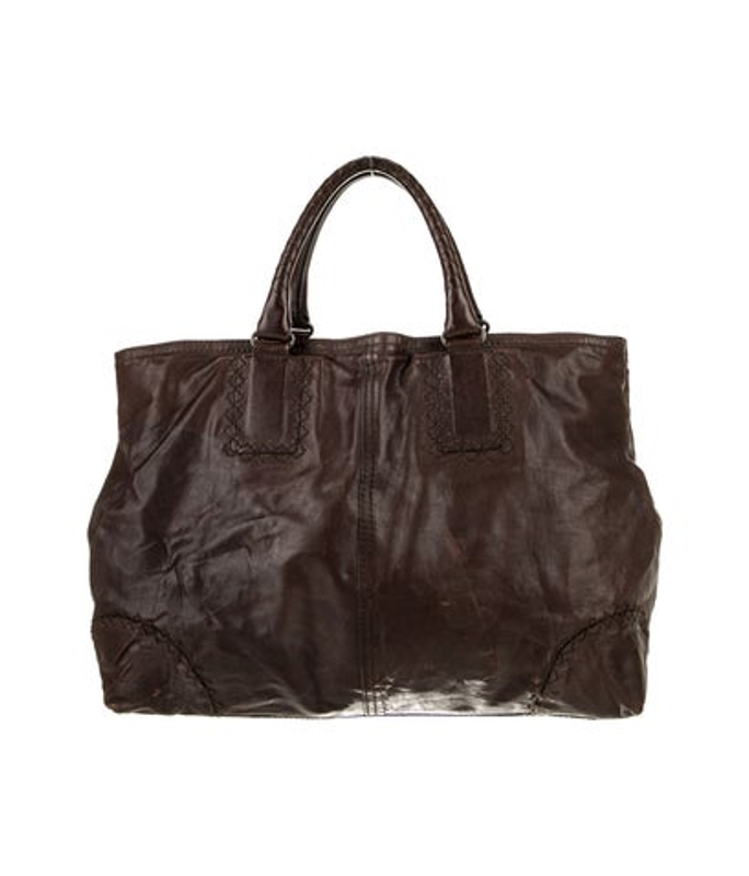 Bottega Veneta Veneta Leather Messenger Bag