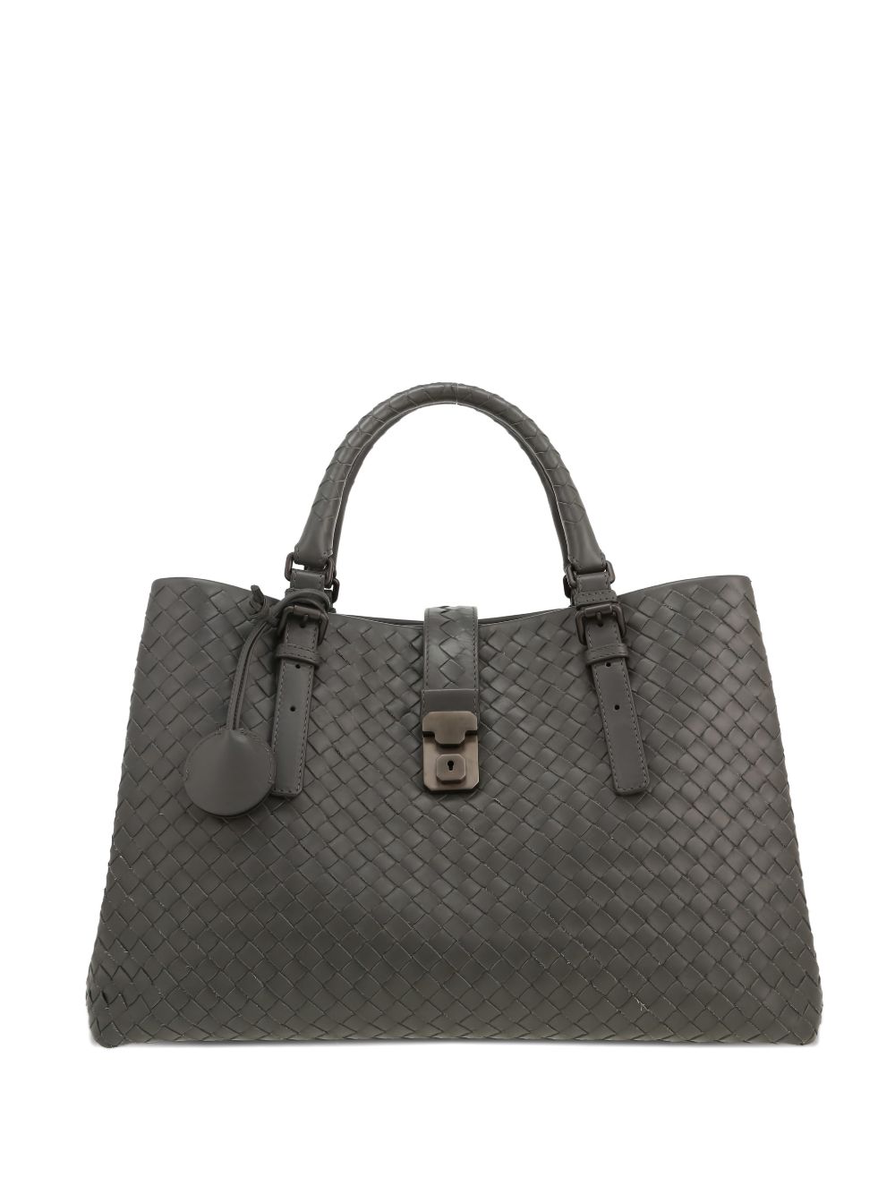 2010s Roma intrecciato leather tote bag