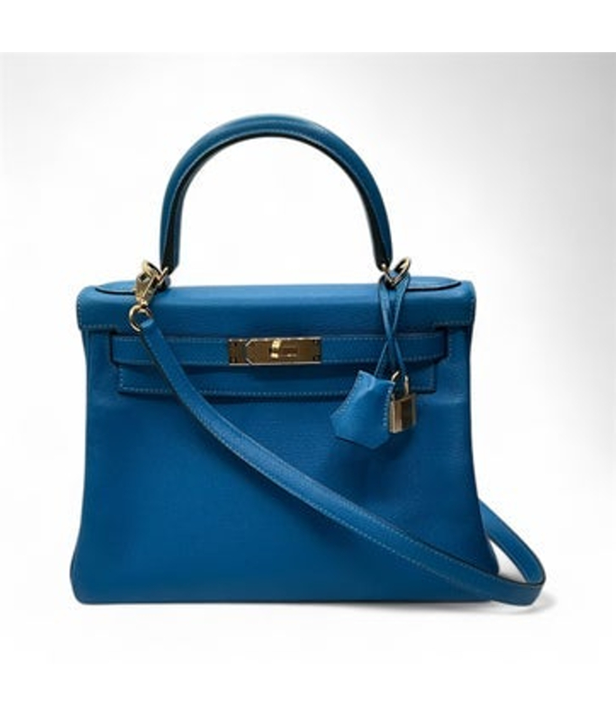 Hermes Epsom Leather Kelly Retourne 28