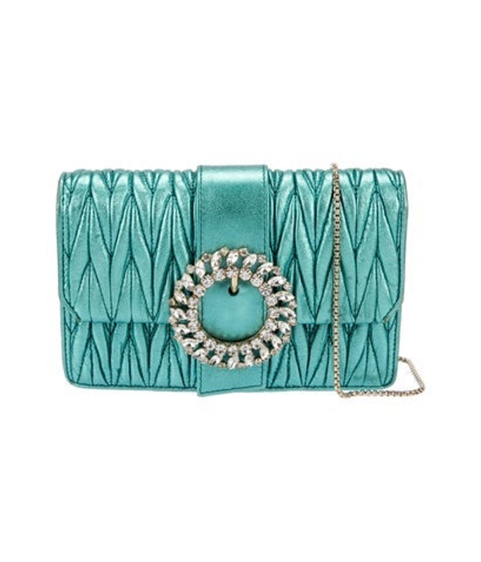 Miu Miu Miu Leather Clutch