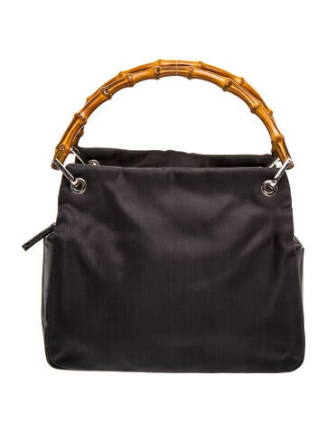 Bamboo Top Handle Bag Vintage