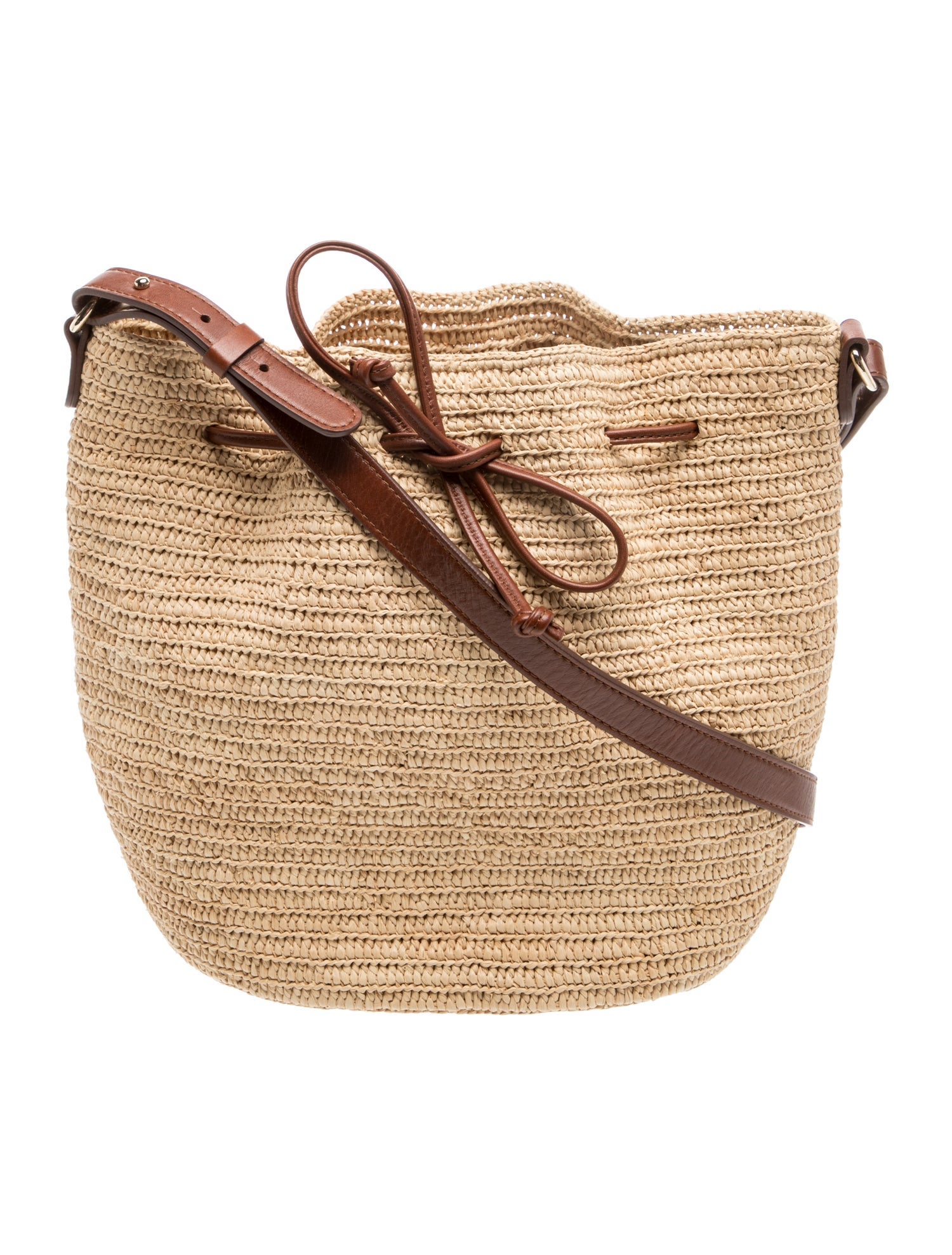 Straw Bucket Bag