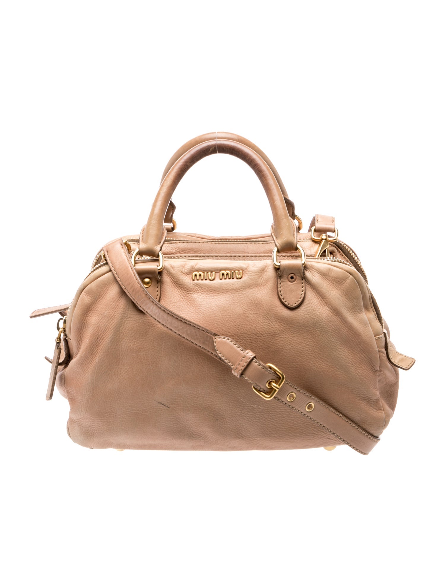 Leather Top Handle Bag