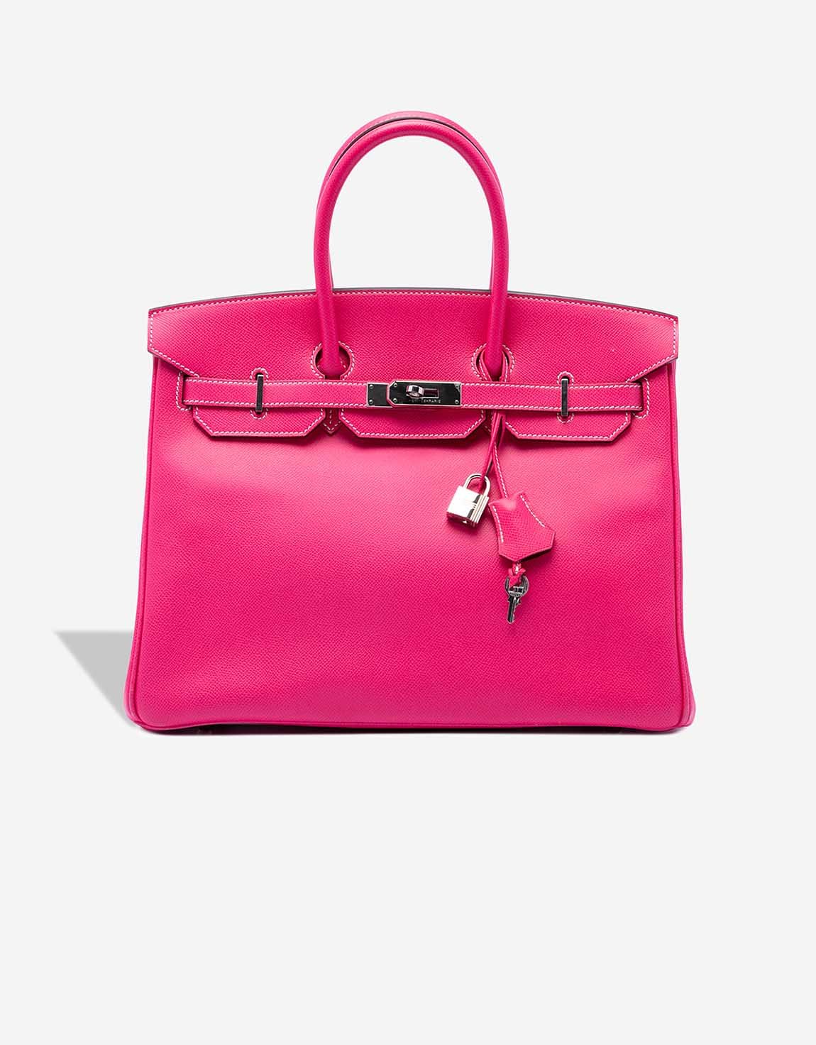 Hermes 
		Kelly Candy 35 Epsom Rose Tyrien / Rubis    