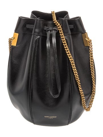 Leather Bucket Bag Medium