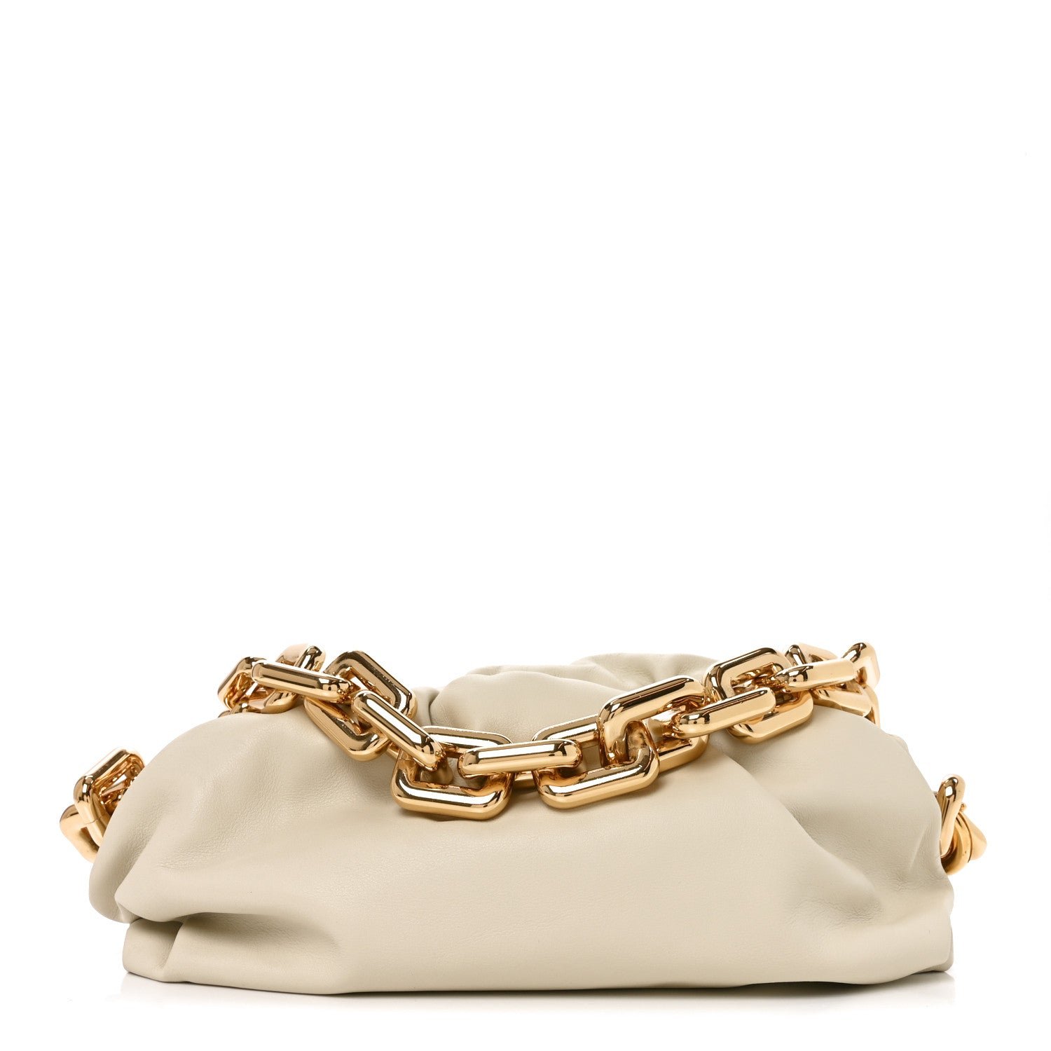 Bottega Veneta Calfskin The Pouch Chain Plaster