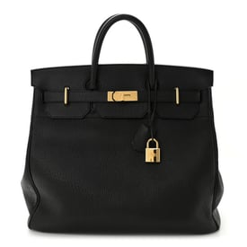 Hermes Togo HAC Birkin 40 Black