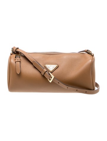 Enameled Metal Triangle Shoulder Bag