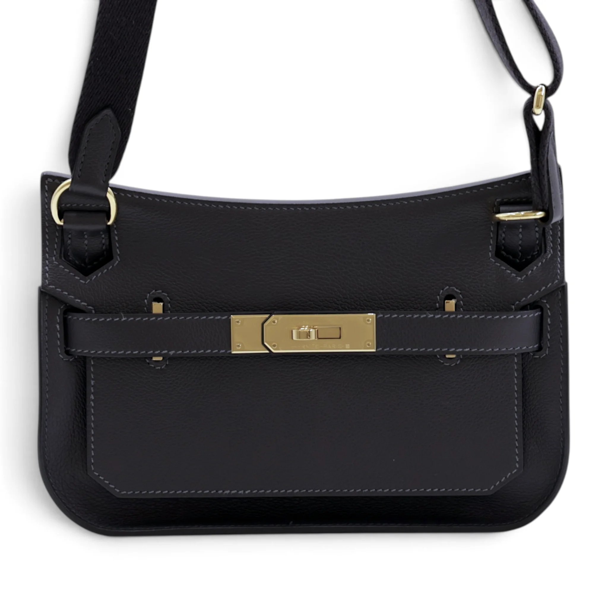 Excellent ( Rank SA ) HERMÈS Jypsiere Mini Caban (3Y) Evercolor Gold hardware K (2025)