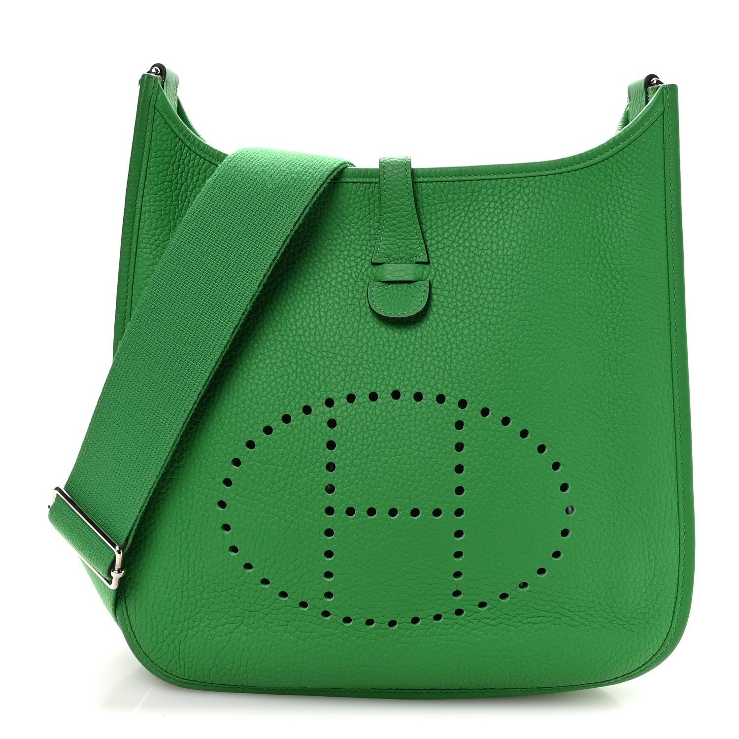 Hermes Taurillon Clemence Evelyne III GM Bambou