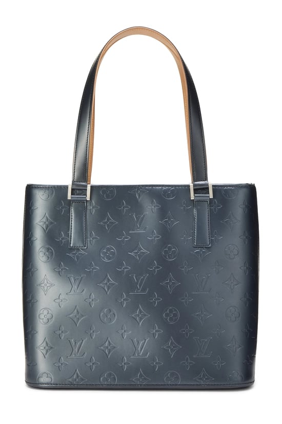 Navy Monogram Vernis Mat Stockton