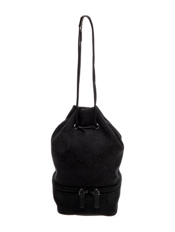GG Canvas Bucket Bag