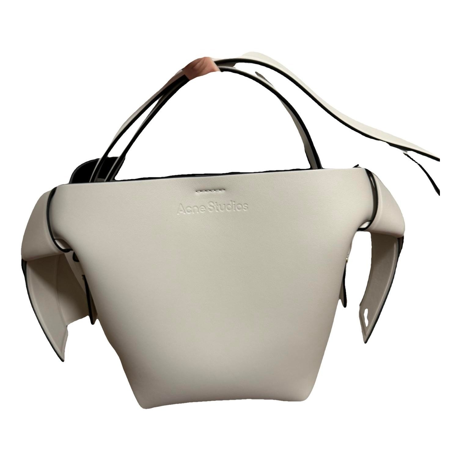 Musubi leather handbag