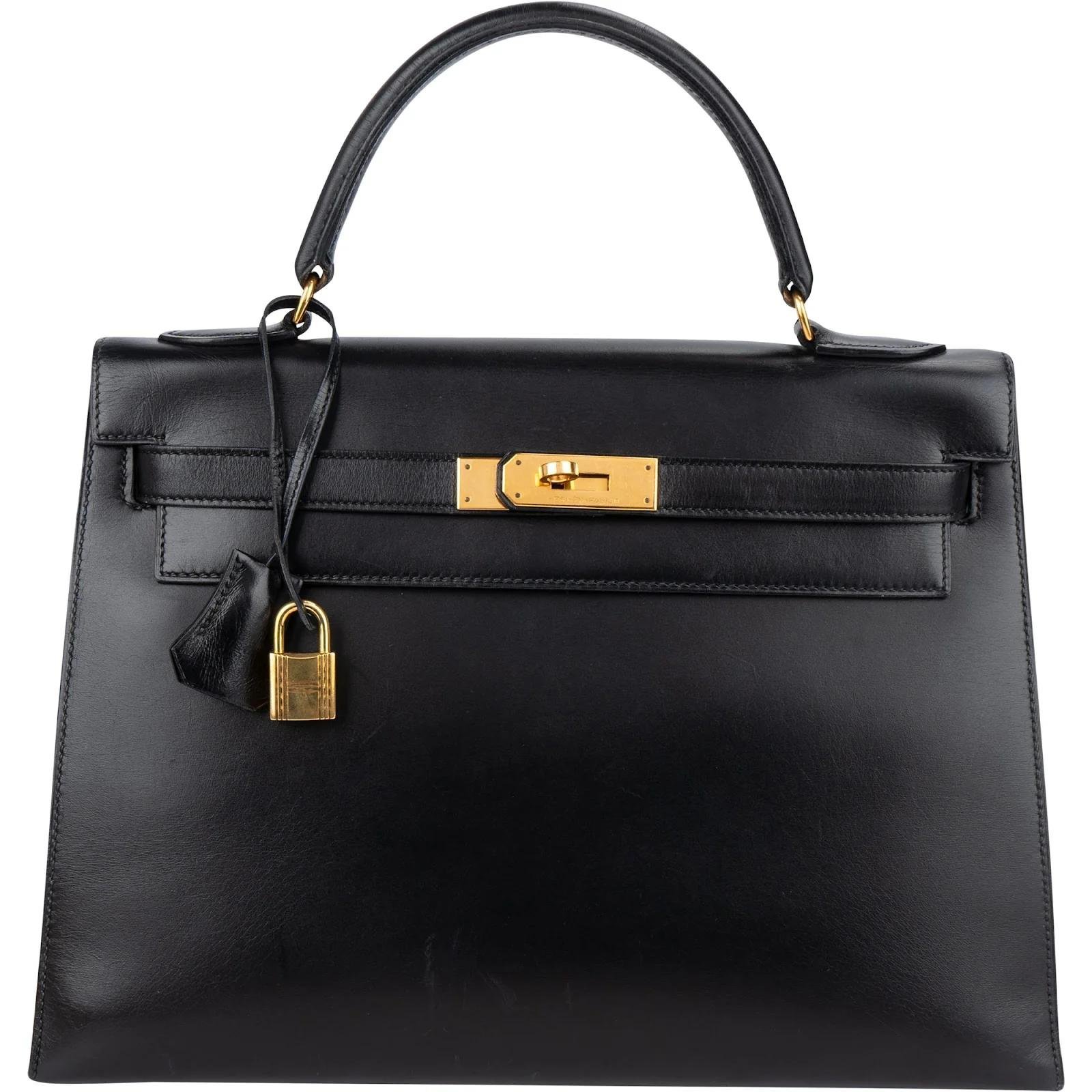 Hermes Kelly 32 Handbag Gold 1988