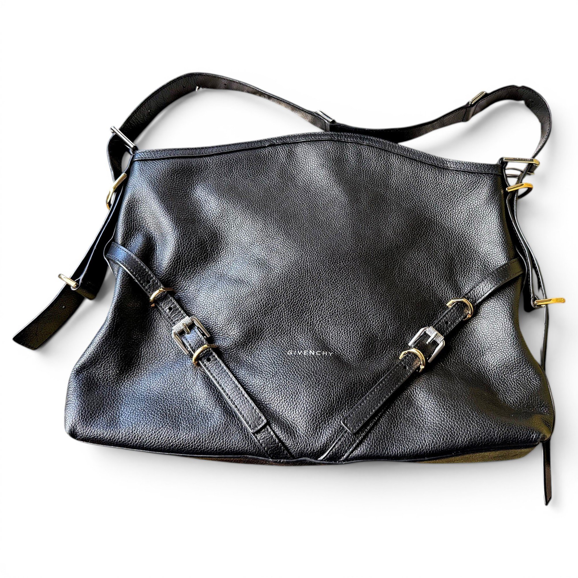 Whip leather handbag