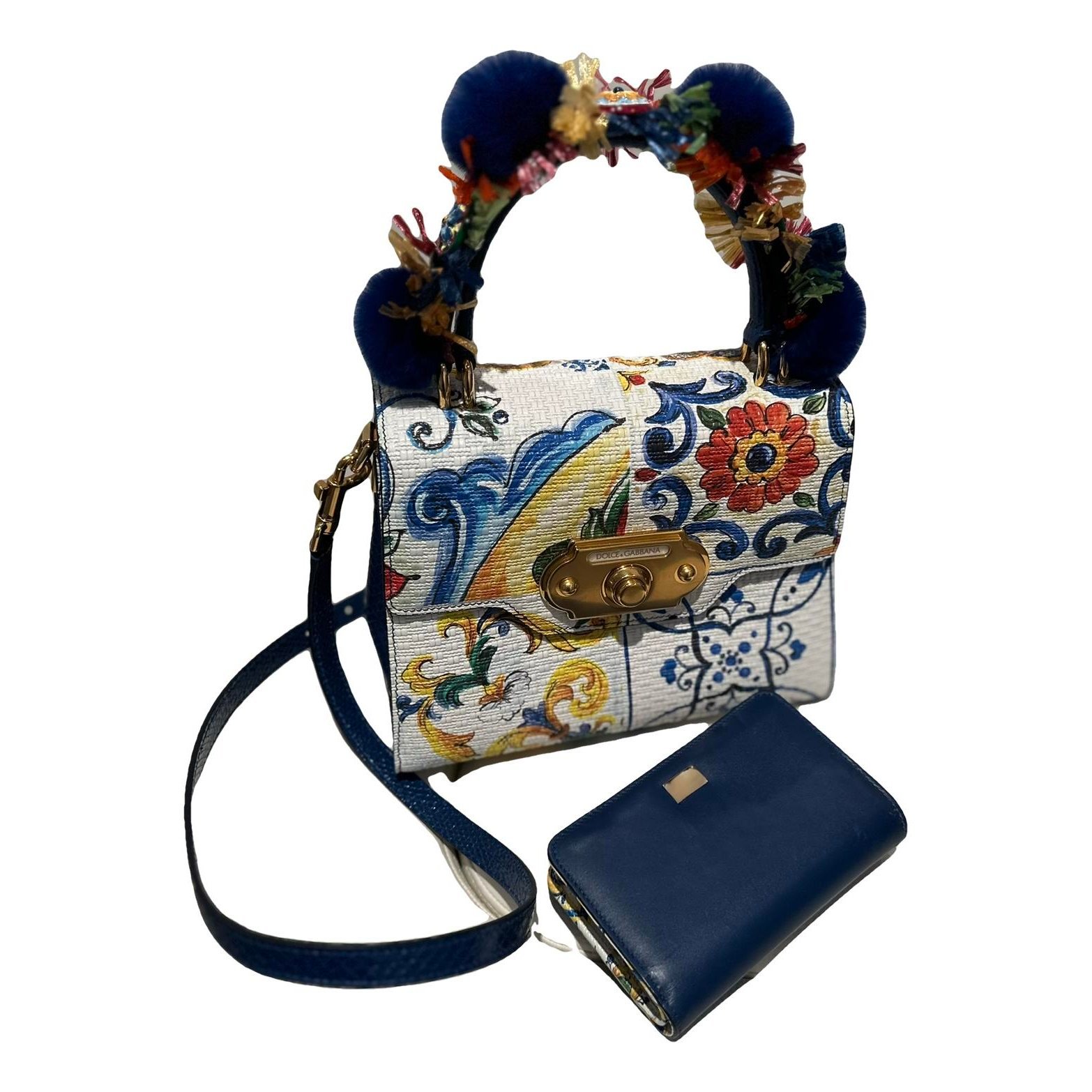 Dolce & Gabbana Welcome leather crossbody bag