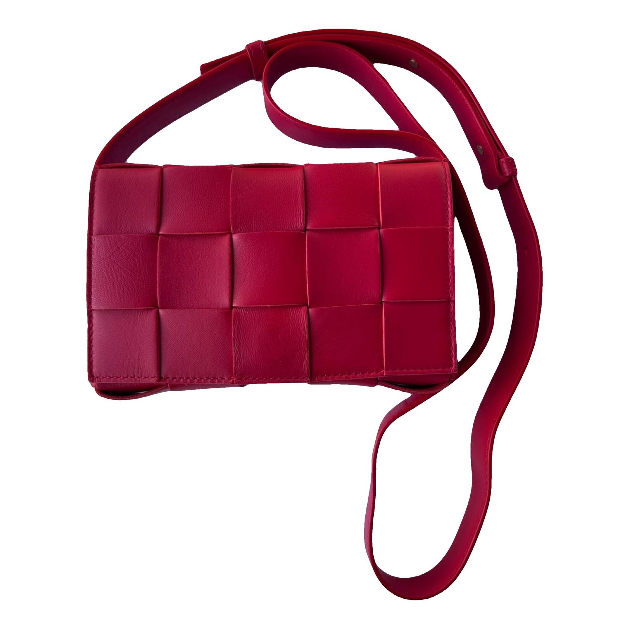Cassette leather crossbody bag