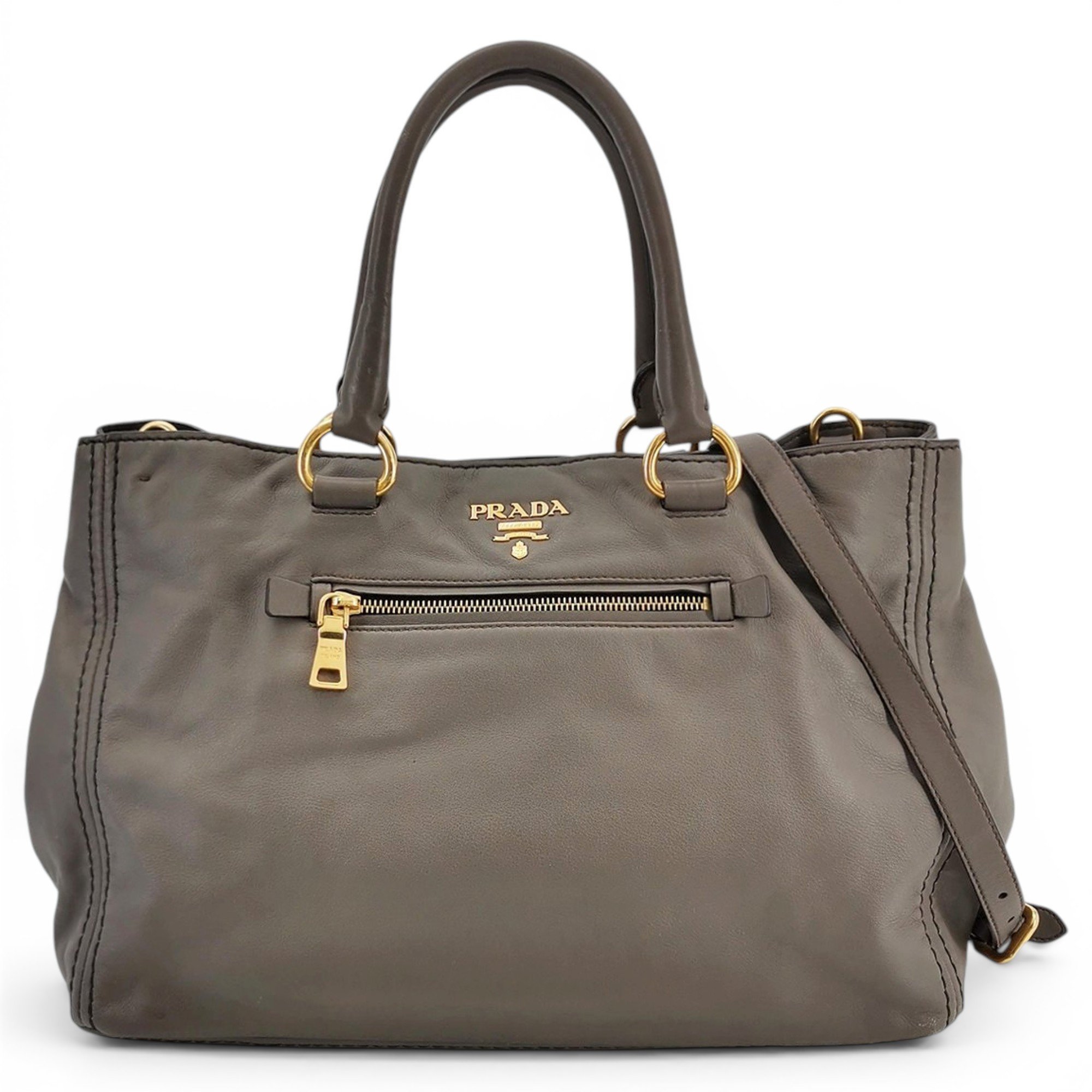 Leather handbag