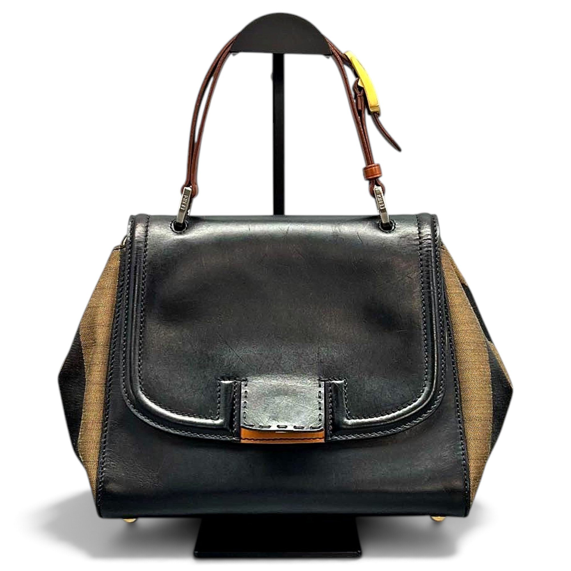 Leather backpack