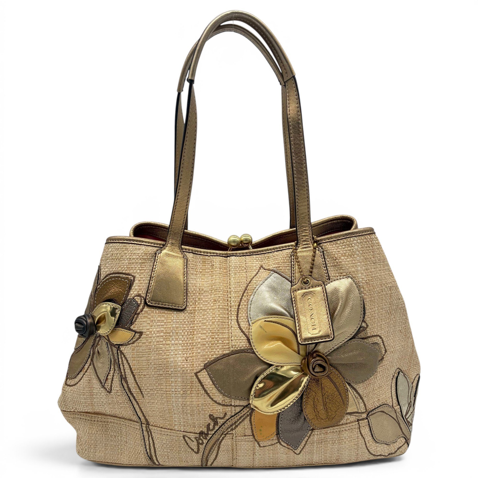 Leather tote