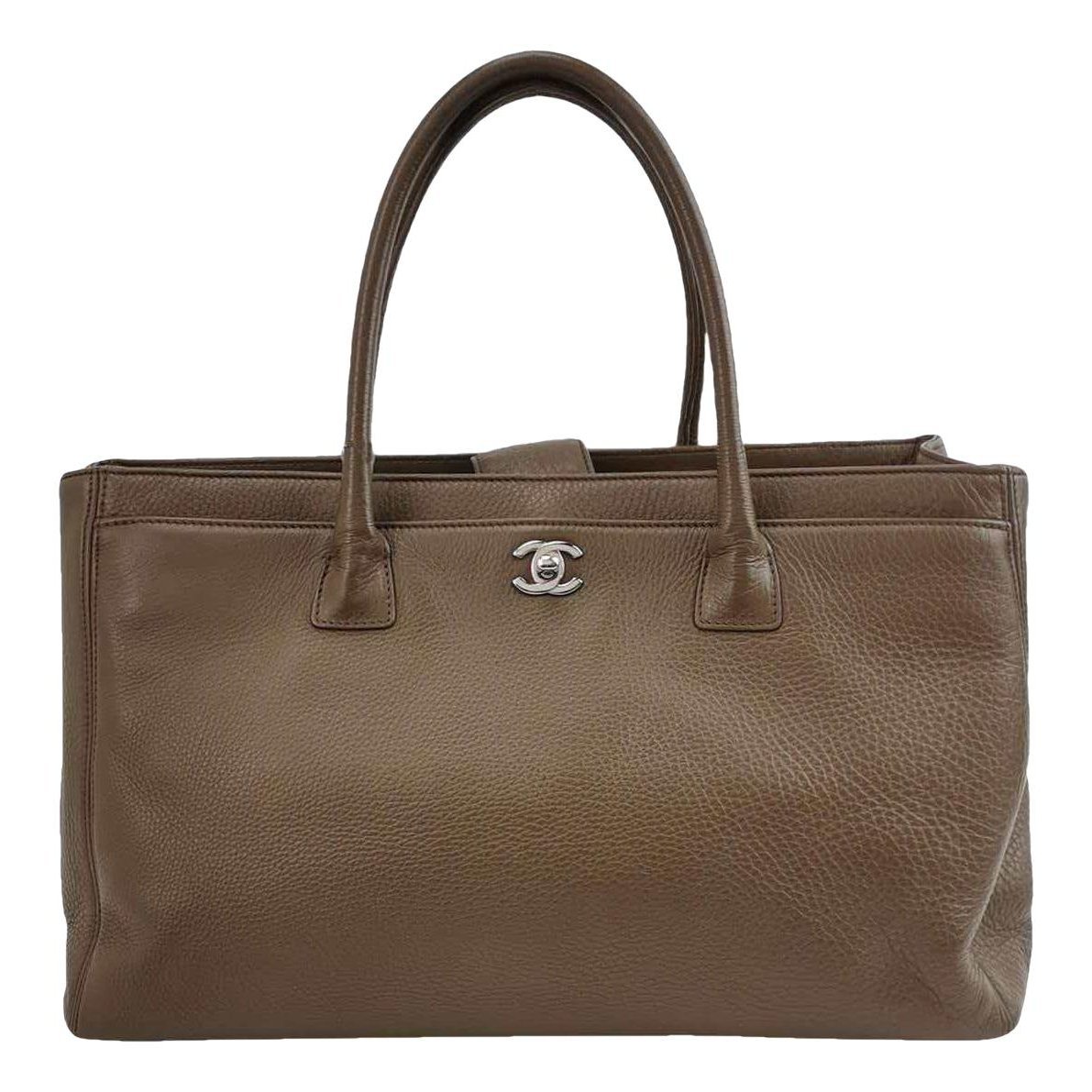 Executive leather tote
