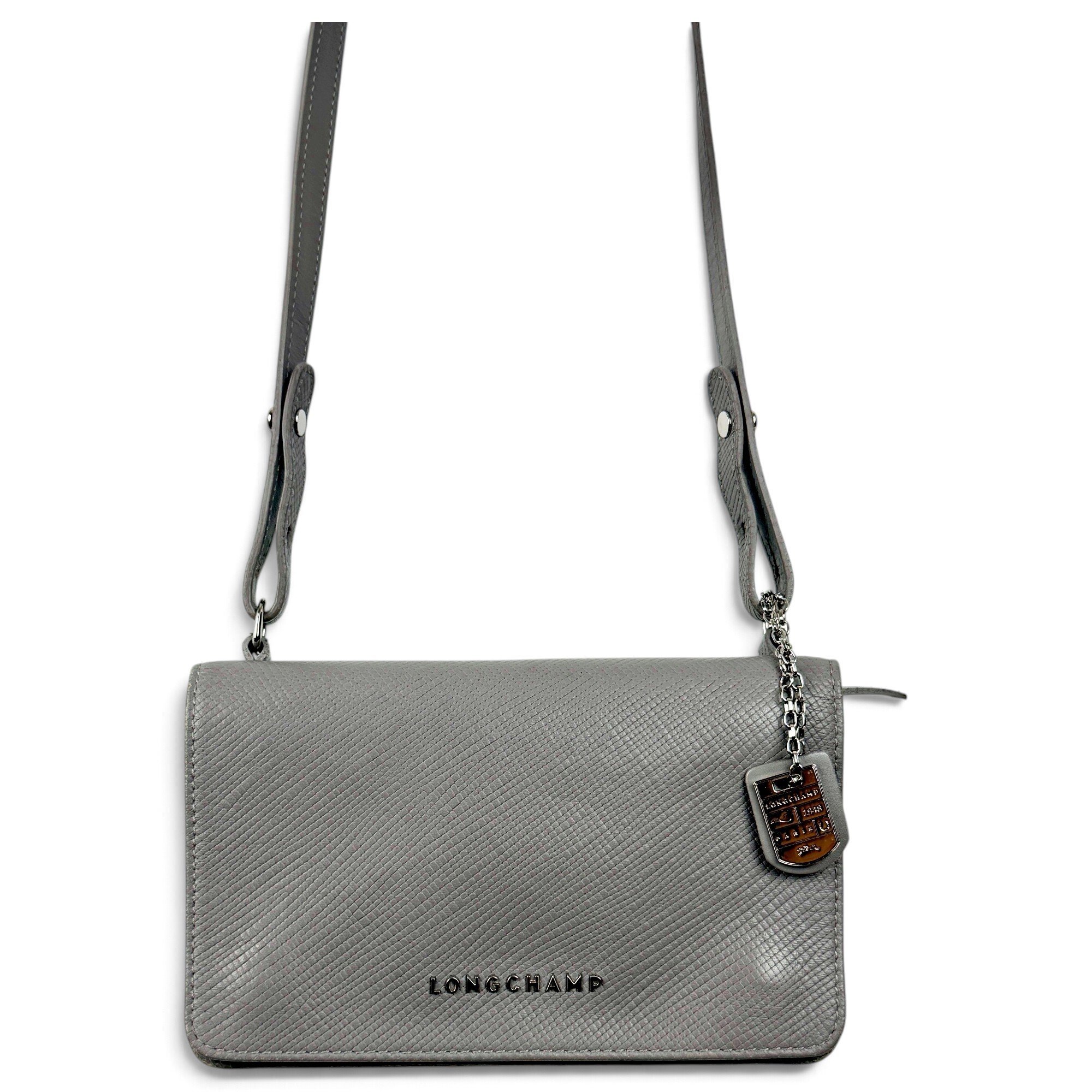 3D leather crossbody bag