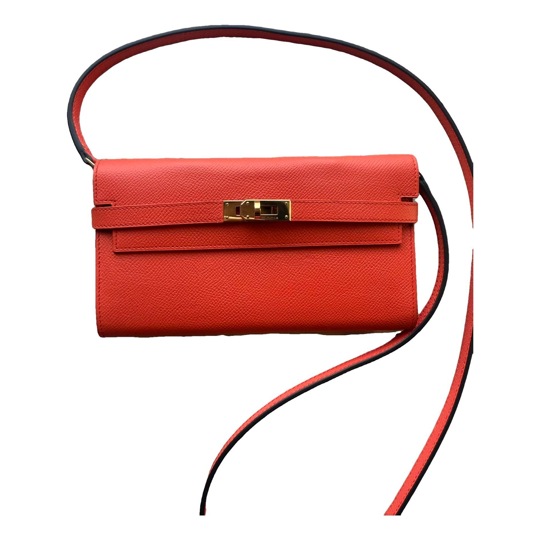 Kelly to go leather clutch bag